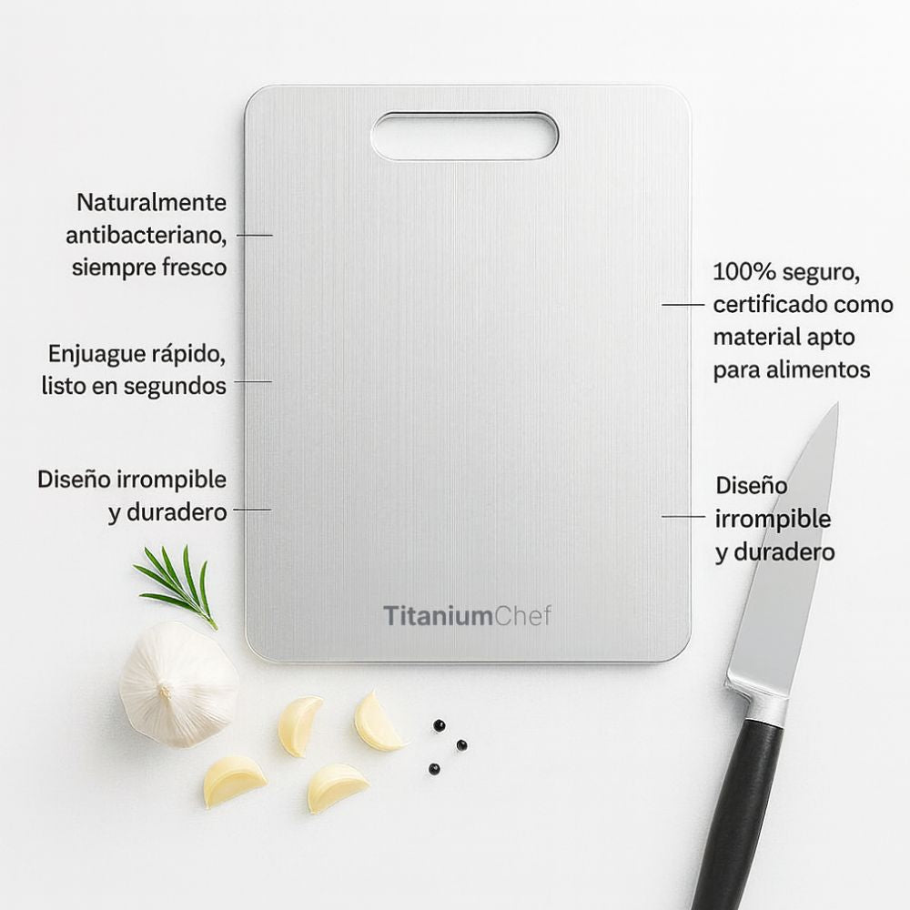 Titanium Chef™ - Tabla de Cortar de Titanio